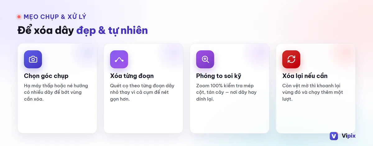 Mẹo bố cục và hậu kỳ để hạn chế dây điện trong ảnh du lịch